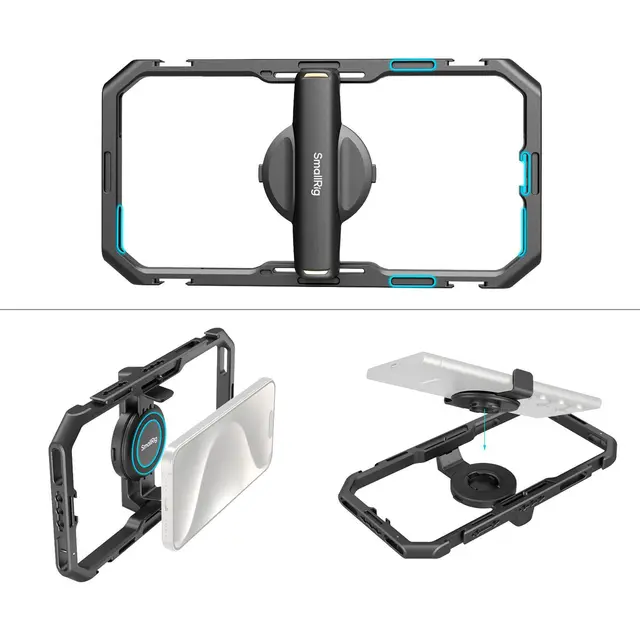 SmallRig 4704 All-in-One Video Kit For Smartphone Creators Quick Pro Ed 