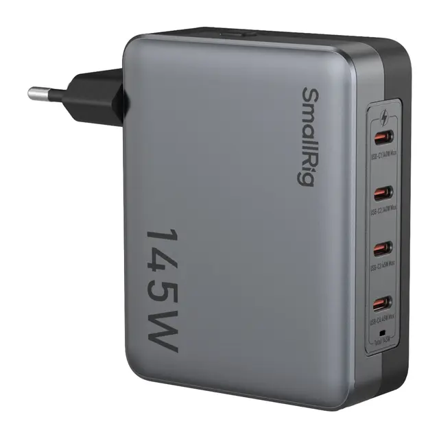 SmallRig 4748 4-Port PD Power Adapter 145W USB-C Strømadapter 