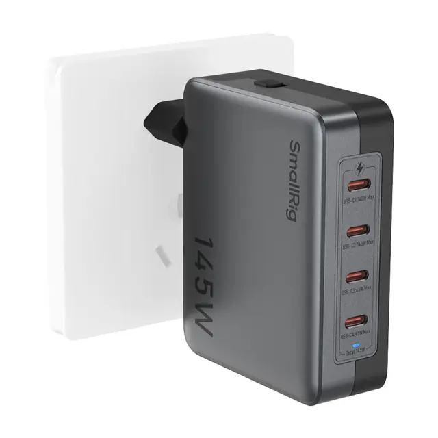 SmallRig 4748 4-Port PD Power Adapter 145W USB-C Strømadapter 