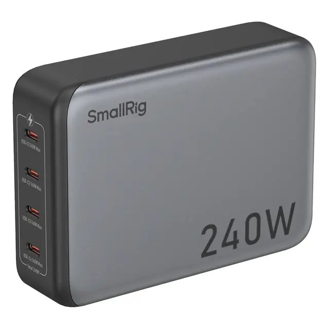 SmallRig 4752 4-Port PD Power Adapter 240W USB-C Strømadapter 