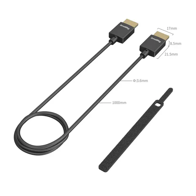SmallRig 4794 Ultra-Slim 4K HDMI Data Cable A to A 100cm 