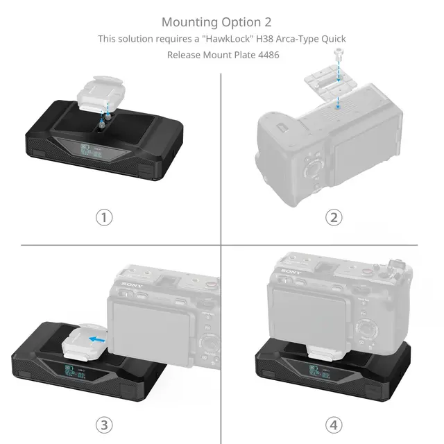 SmallRig 4826 CB75 Camera Base Battery 