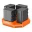 SmallRig 4834 4-Channel Battery Charger USB-C ladeadapter 4stk NP-F970 batterier