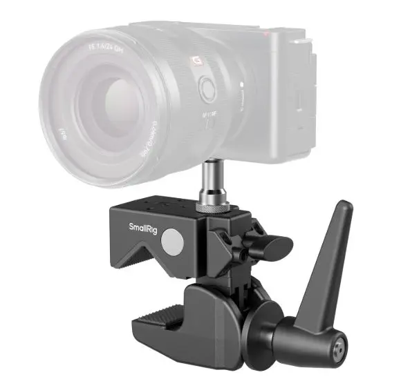 SmallRig 4861 Crab Shape Super Clamp Standard Super Clamp med Spigot (adapter 