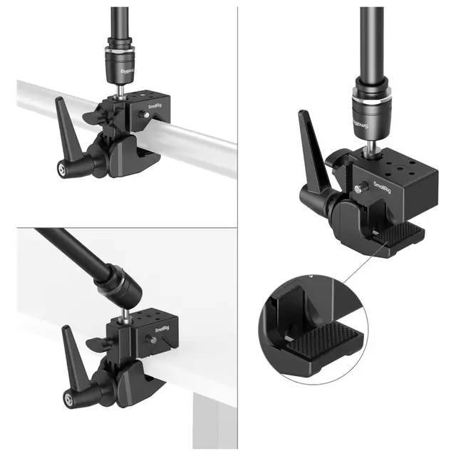 SmallRig 4862 Magic Arm Super Clamp KIT Super Clamp, Magic Arm og kamerabrakett 