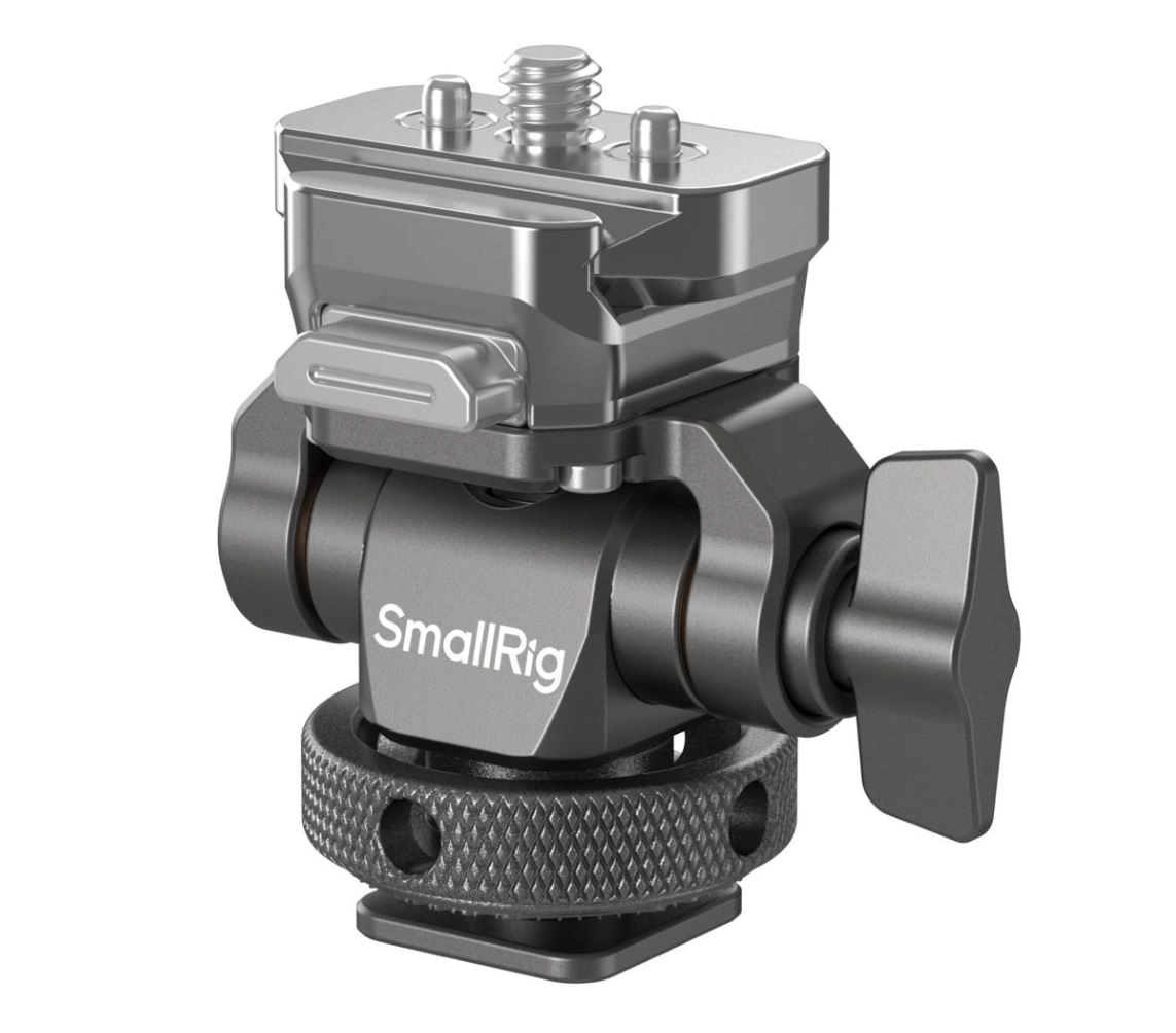 SmallRig 4888 HawkLock Monitor Support Quick Release holder m/ Cold Shoe Mount
