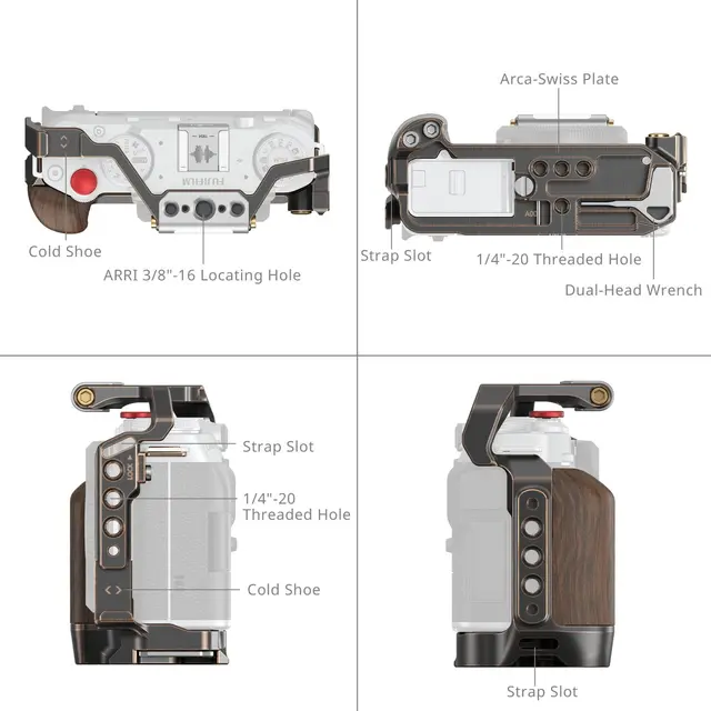 SmallRig 4892 Retro Cage For Fujifilm X-M5 
