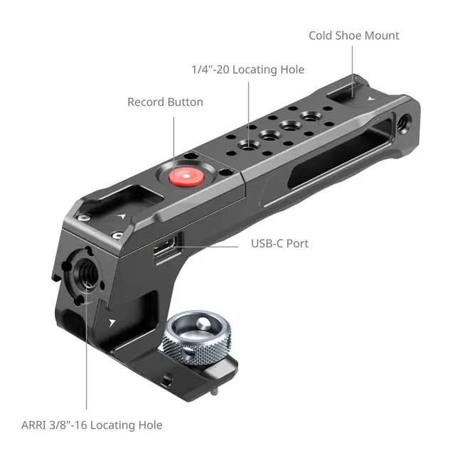 SmallRig 4927 Top Handle w/Rec Trigger ARRI Locating Screw 