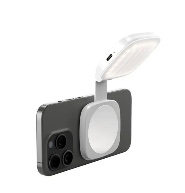 SmallRig 4933 Vibe P48 LED Video Light W Kompakt LED lampe for mobiler. Hvit 