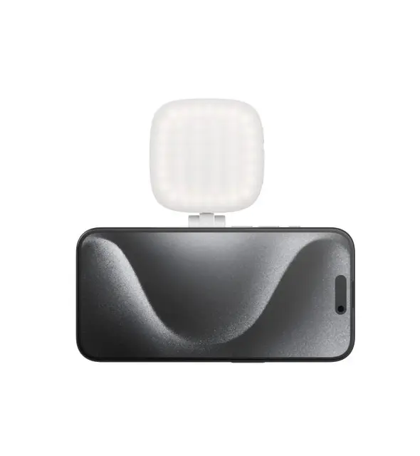 SmallRig 4933 Vibe P48 LED Video Light W Kompakt LED lampe for mobiler. Hvit 