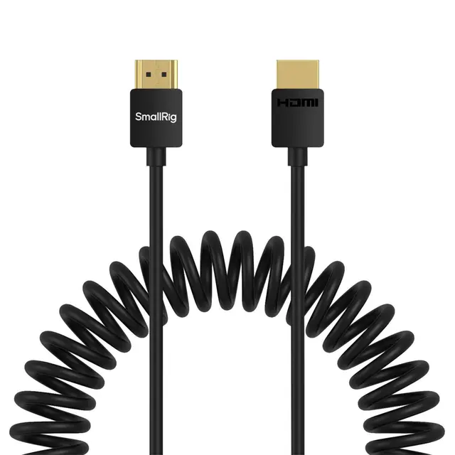 SmallRig 4963 Coiled Data Cable HDMI A to A 