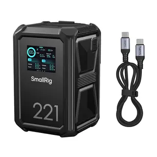 SmallRig 4985 V-Mount Battery X221 140W V-Mount batteri Smart Triple-Proof