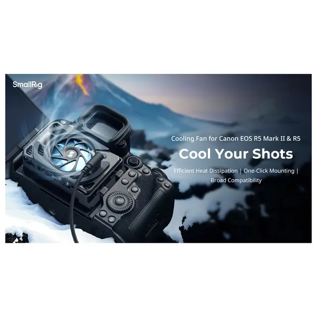 SmallRig 5063 Cooling Fan Canon R5 For Canon EOS R5 Mark II og R5 