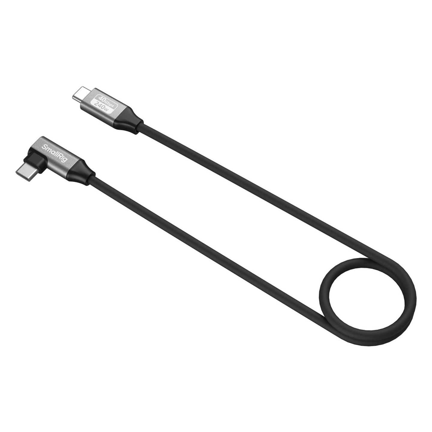 SmallRig 5076 USB-C Data Cable 60cm Rett til vinklet. 40Gbps + 240W + 8K