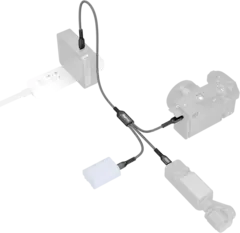 SmallRig 5079 USB-C Power Cable 3-in-1 100W GaN  ladekabel. 3stk USB-C ladepunk