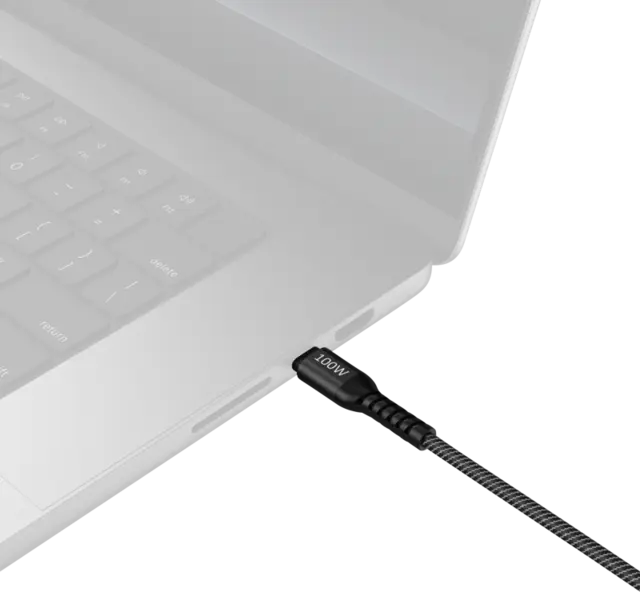 SmallRig 5079 USB-C Power Cable 3-in-1 100W GaN  ladekabel. 3stk USB-C ladepunk 