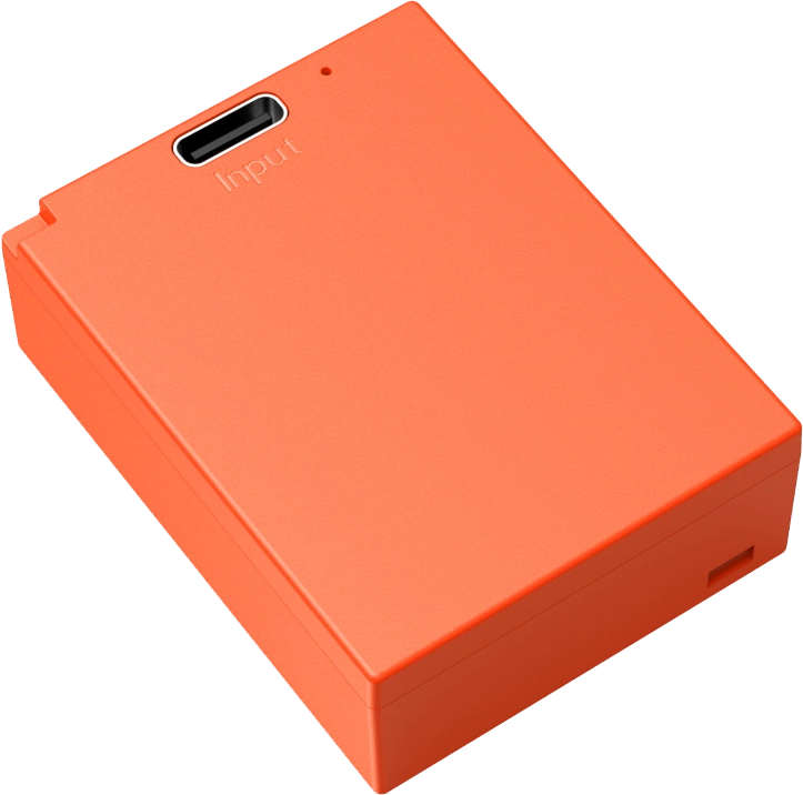 SmallRig 5088 USB-C NP-W126S Battery Erstatter Fujifilm NP-W126S. Orange