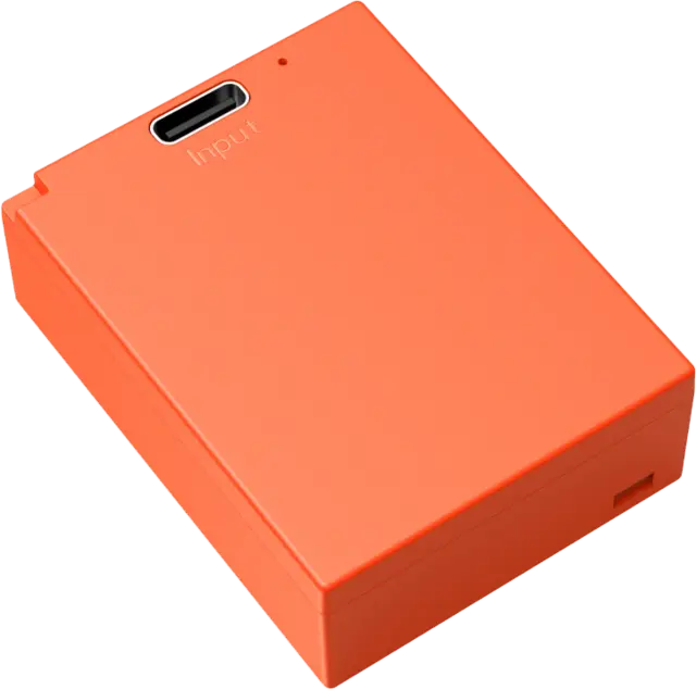 SmallRig 5088 USB-C NP-W126S Battery Erstatter Fujifilm NP-W126S. Orange 