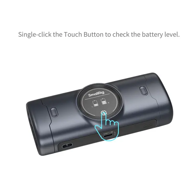 SmallRig 5105 Portable Charger Case For Canon LP-E6P Camera Batteries 