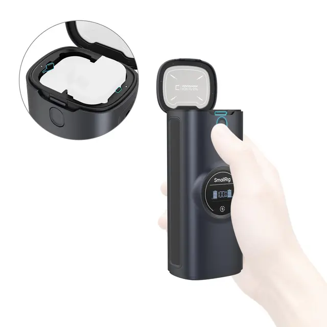SmallRig 5108 Powerbank Charger Case Kit For Canon LP-E6P/LP-E6NH Batteries 