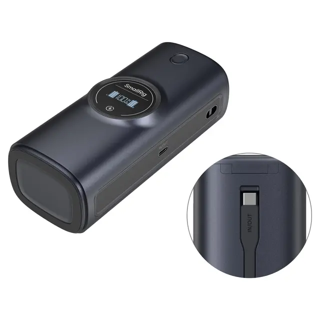 SmallRig 5108 Powerbank Charger Case Kit For Canon LP-E6P/LP-E6NH Batteries 
