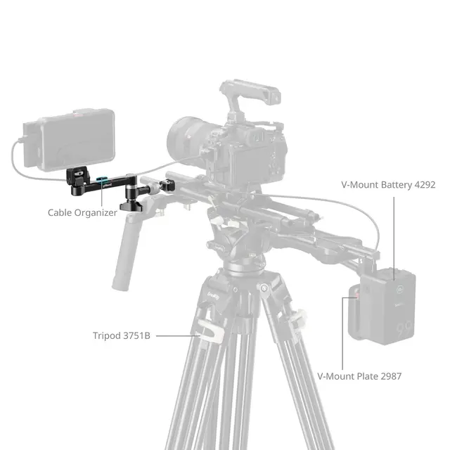 SmallRig 5141 Magic Arm Support Smart arm for skulderrig m.m. 