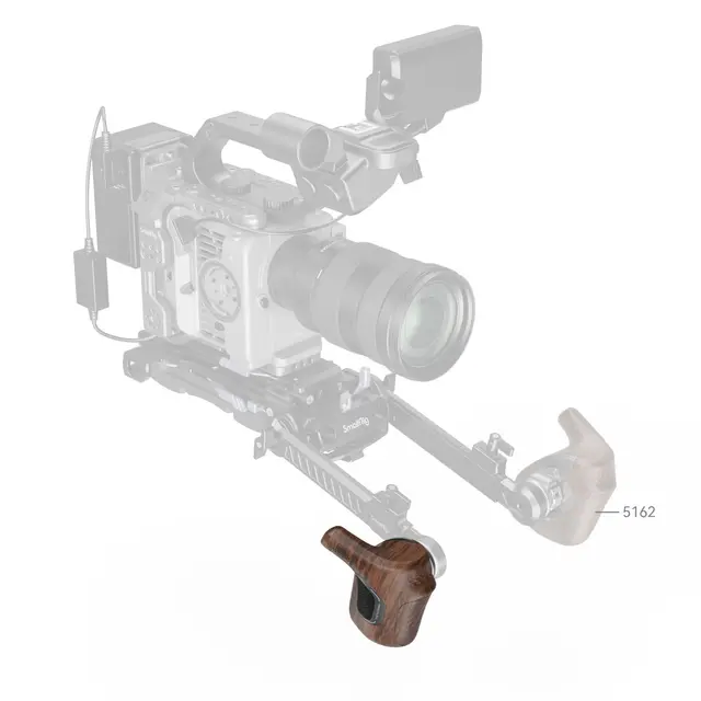 SmallRig 5193 ImageGrip Wooden Handle With ARRI Rosette (Right Side) 