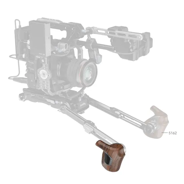 SmallRig 5193 ImageGrip Wooden Handle With ARRI Rosette (Right Side) 