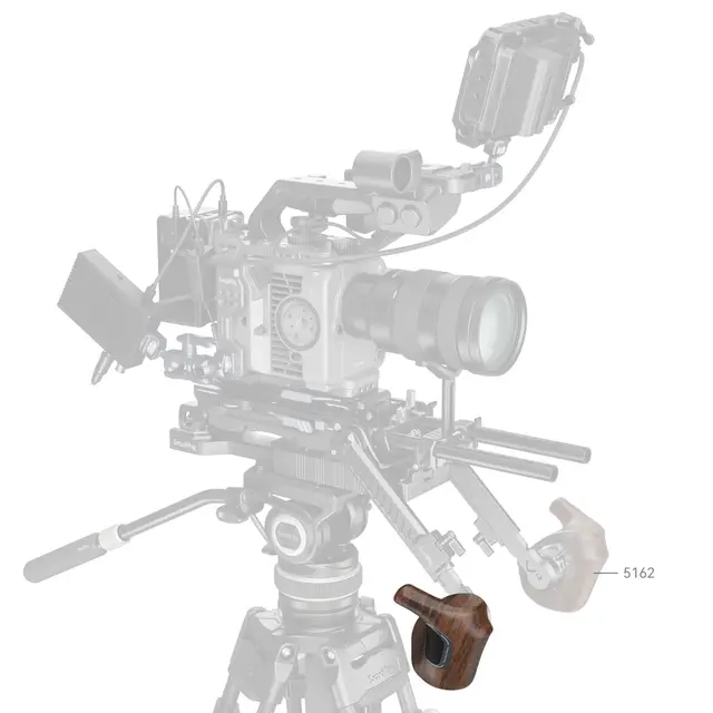 SmallRig 5193 ImageGrip Wooden Handle With ARRI Rosette (Right Side) 