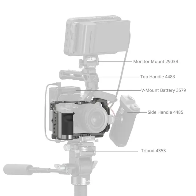 SmallRig 5198 HawkLock QR Cage Kit For Sony A 7C II / 7CR. Quick Release 