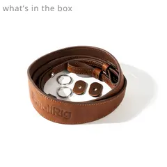 SmallRig 5209 Universal Leather Strap Br Nakkerem i lær.  Brun/Brown