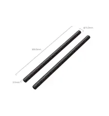 SmallRig 5211 15mm Carbon Fiber Rods 8"/20cm. 2 stk