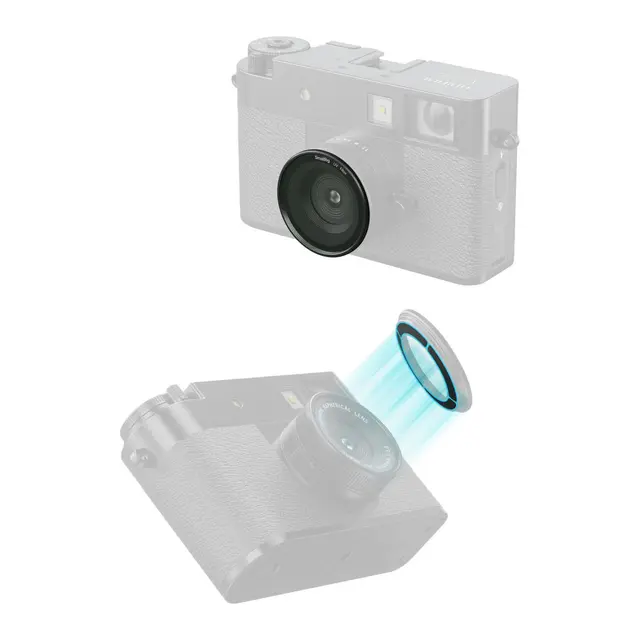 SmallRig 5214 Magnetic UV Filter For Fujifilm X half Black 