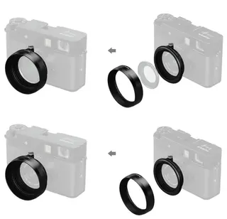 SmallRig 5215 Lens Hood X Half Black For Smallrig UV og VND filtre
