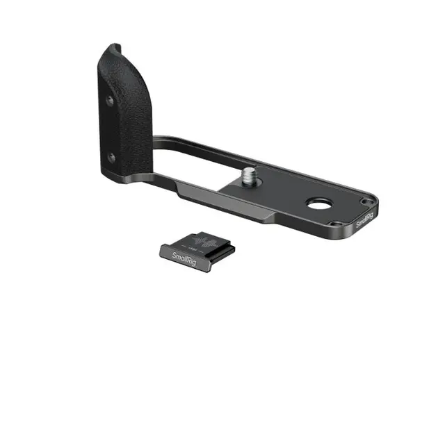 SmallRig 5217 L-Shaped Mount Plate Charc Silicone Handle. X half Charcoal Silver 