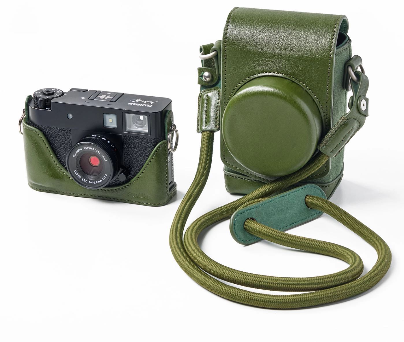 SmallRig 5220 Leather Case Kit Green For Fujifilm X half. Grønn