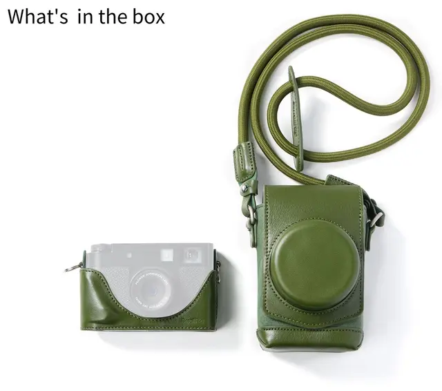 SmallRig 5220 Leather Case Kit Green For Fujifilm X half. Grønn 