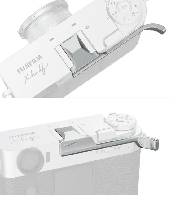 SmallRig 5221 Thumb Grip Silver For Fujifilm X half Sølvblank 