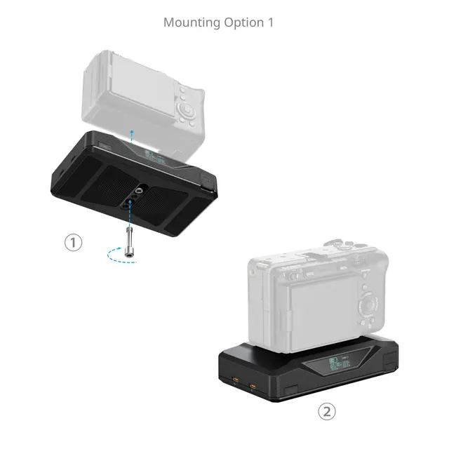SmallRig 5248 CB75 Camera Base Battery Kit 