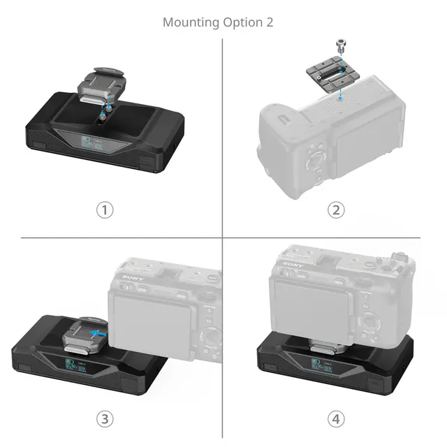 SmallRig 5248 CB75 Camera Base Battery Kit 