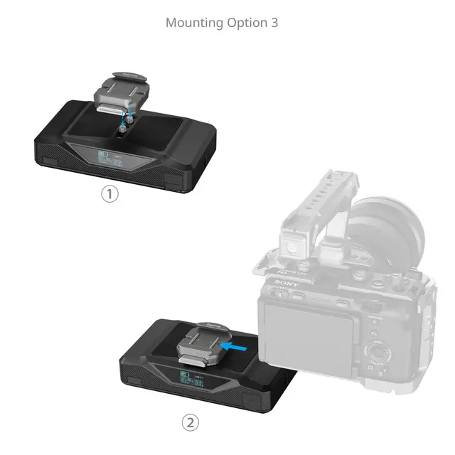 SmallRig 5248 CB75 Camera Base Battery Kit 