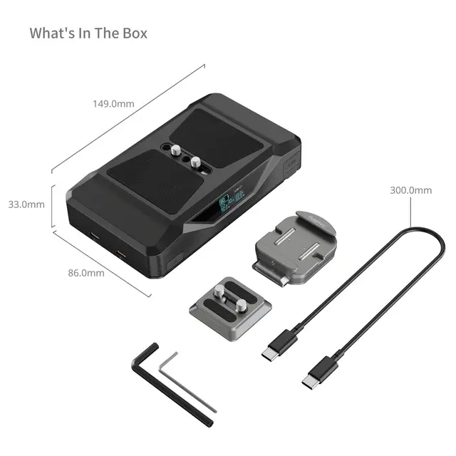 SmallRig 5248 CB75 Camera Base Battery Kit 