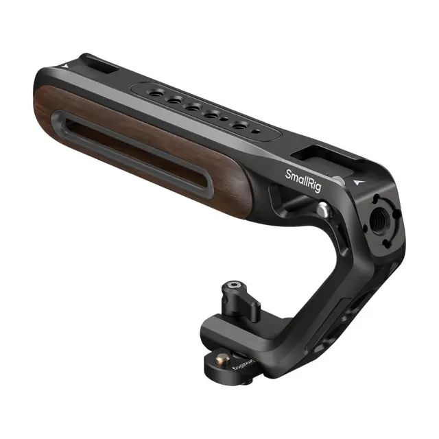 SmallRig 5251 Wooden Top Handle With NATO Clamp 