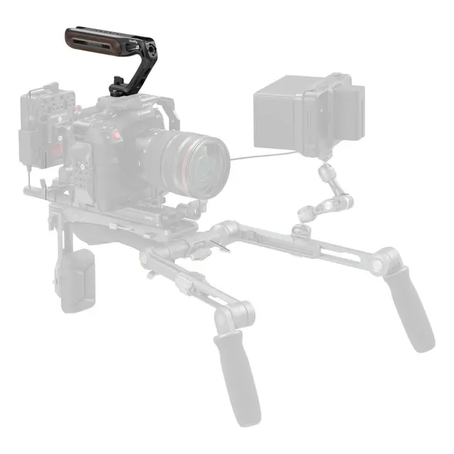 SmallRig 5251 Wooden Top Handle With NATO Clamp 