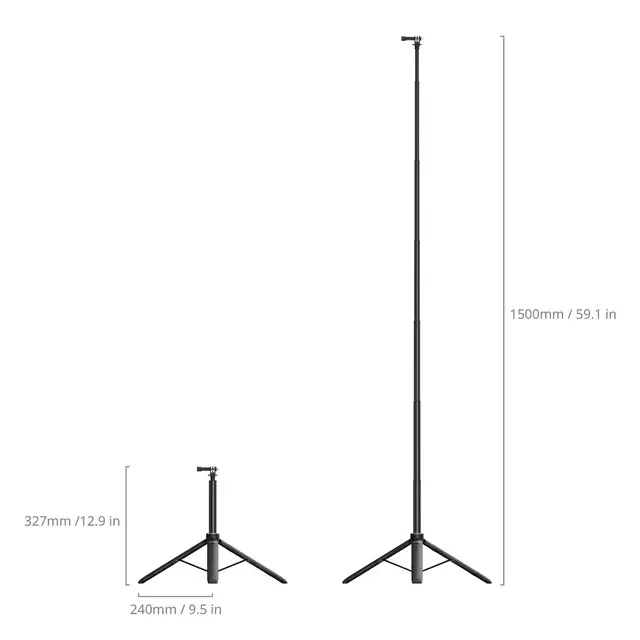 SmallRig 5284 VT-08 Mount Support Selfiestativ m/GoPro mount 