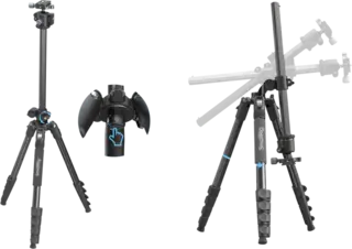 SmallRig 5290 CT25 Overhead Tripod Fotostaiv med bomarm + 2 festepunkt