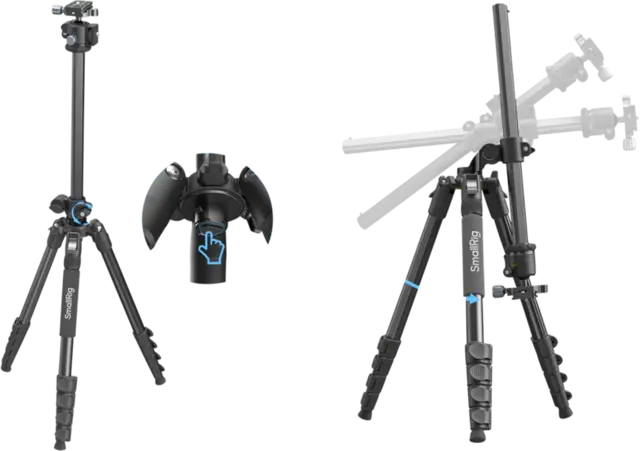 SmallRig 5290 CT25 Overhead Tripod Fotostaiv med bomarm + 2 festepunkt 
