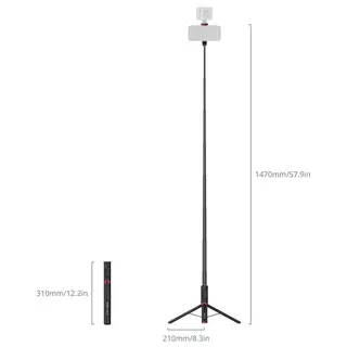 SmallRig 5292 x Boom Selfie Stick ST30 Drex Lee. Lite Black