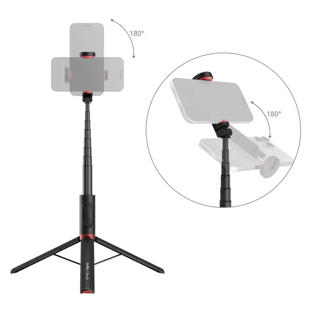 SmallRig 5292 x Boom Selfie Stick ST30 Drex Lee. Lite Black 