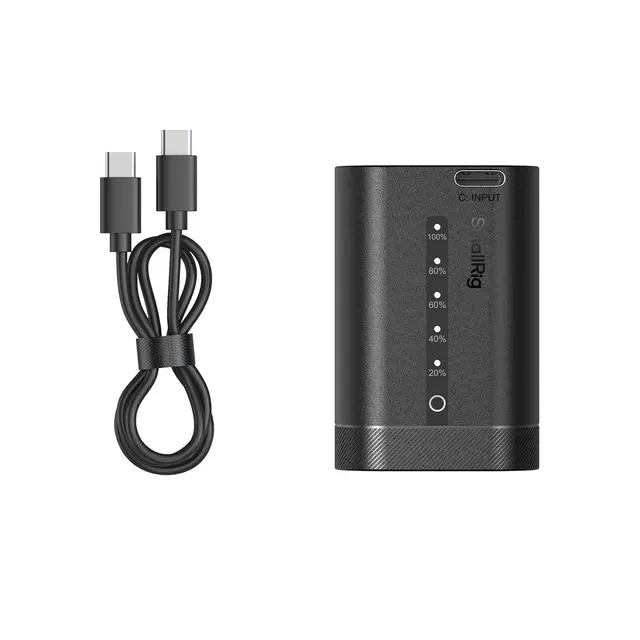 SmallRig 5298 USB-C Camera Battery For Canon LP-E6P. With Power Display 
